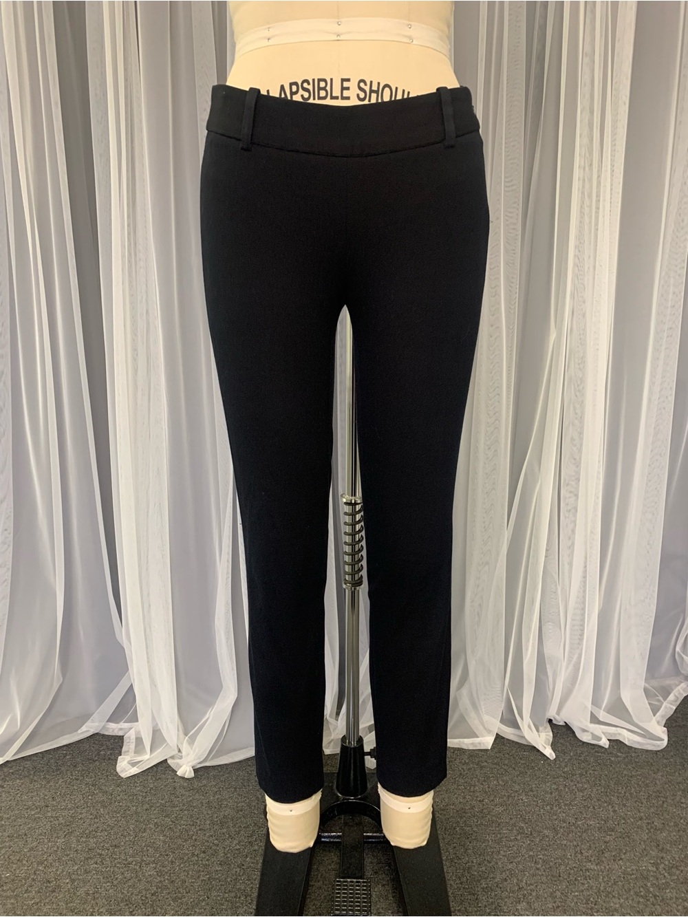 J. Crew Black Slim Ponte Ankle Pants